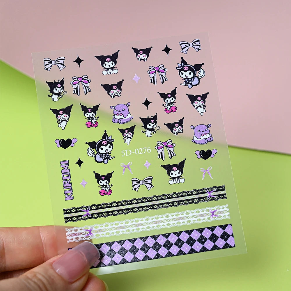 Sanrio 3D Nail Stickers - 1 Sheet