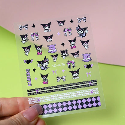 Sanrio 3D Nail Stickers - 1 Sheet