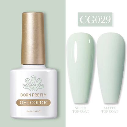 Semi-Permanent Gel Nail Polish in Pastel Colors - 10ml