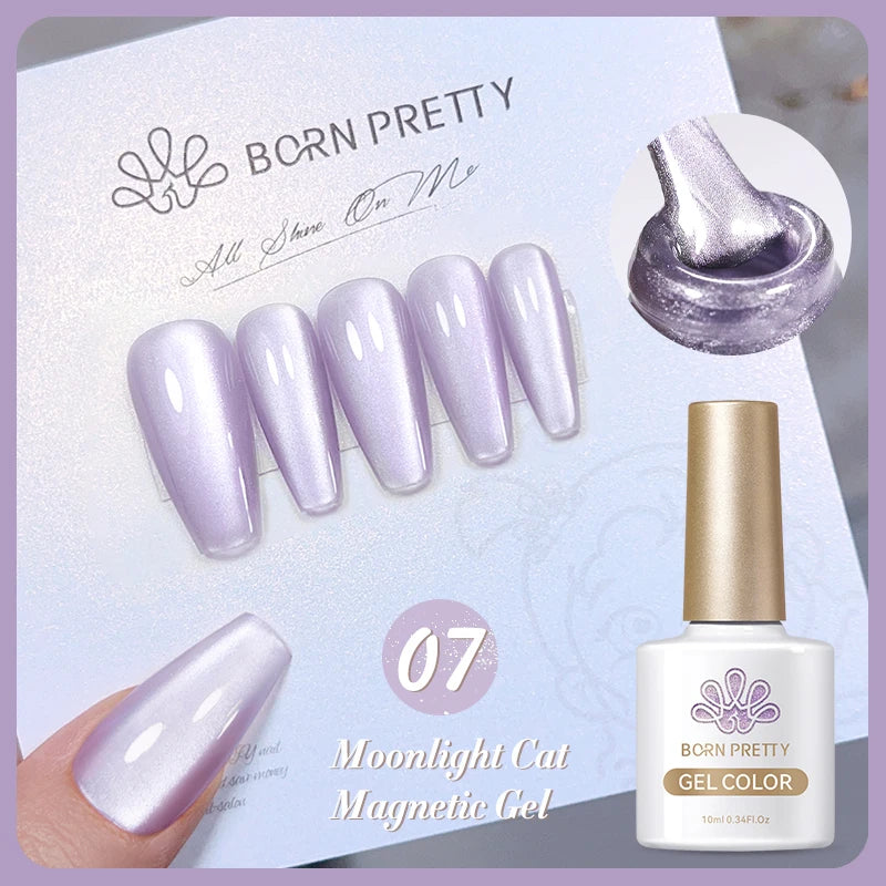 Moonlight Cat Eye Effect Nail Polish - 10ml