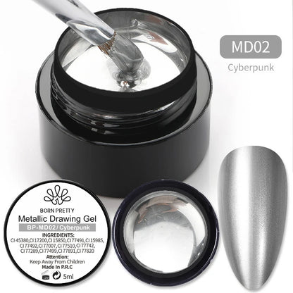 Gel de Dibujo Metálico - 5ml