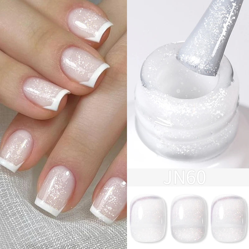 Esmalte de uñas efecto Jelly con Glitter - 10ml