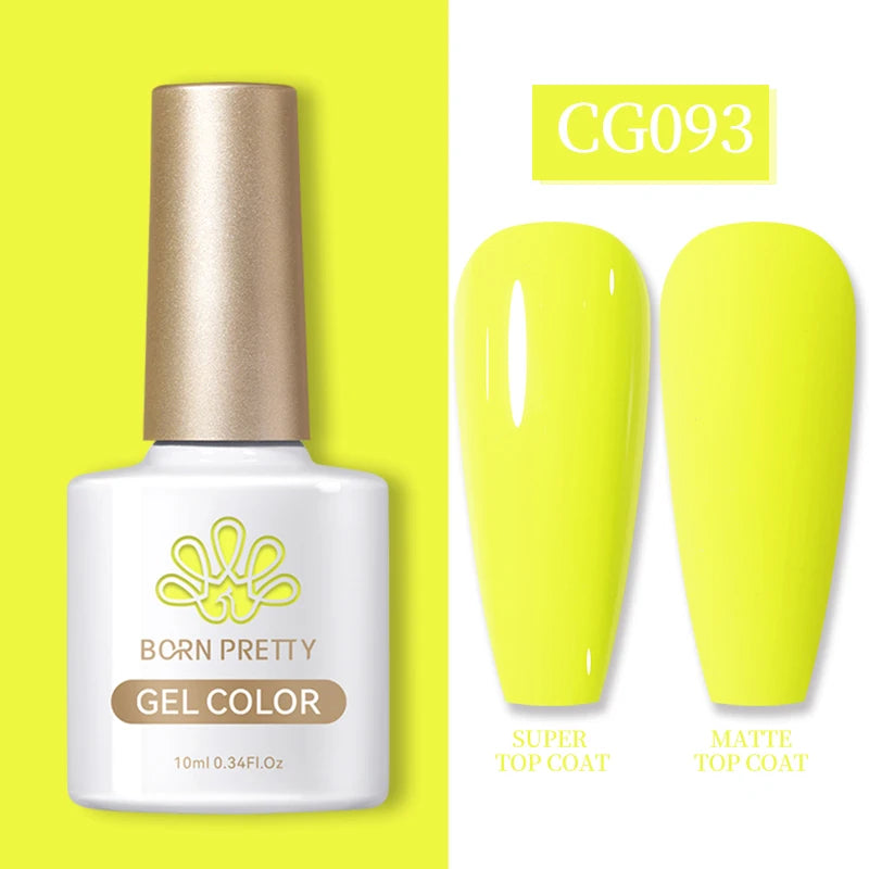 Fluorescent Semi-Permanent Gel Nail Polish - 10ml