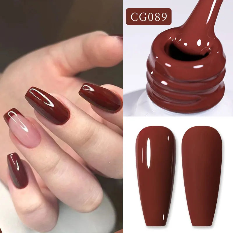 Semi-Permanent Nail Polish in Various Colors - 10ml