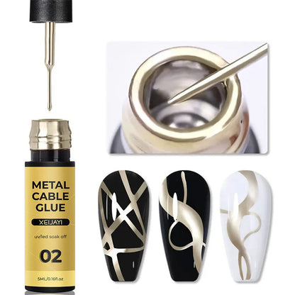 Metallic Gel Nail Polish - 5ML