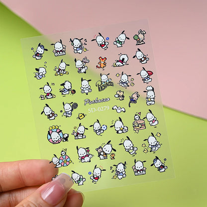 Sanrio 3D Nail Stickers - 1 Sheet