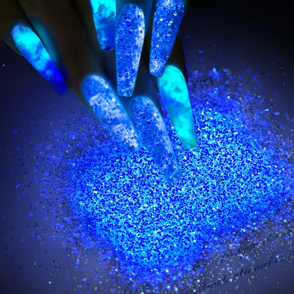 Glow in the Dark Nail Powder - 10g