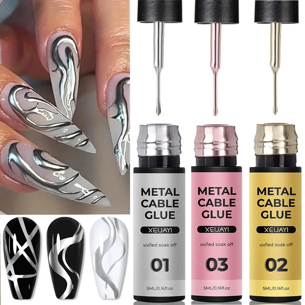 Metallic Gel Nail Polish - 5ML