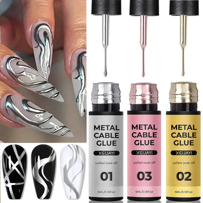 Metallic Gel Nail Polish - 5ML