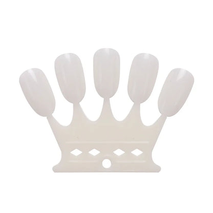 50-Piece Round Crown Nail Display Set