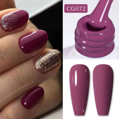 Semi-Permanent Nail Polish in Various Colors - 10ml