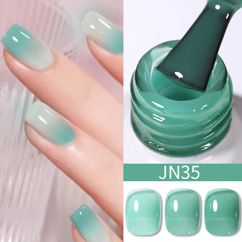 Jelly Effect Nail Polish in Colors - 10ml