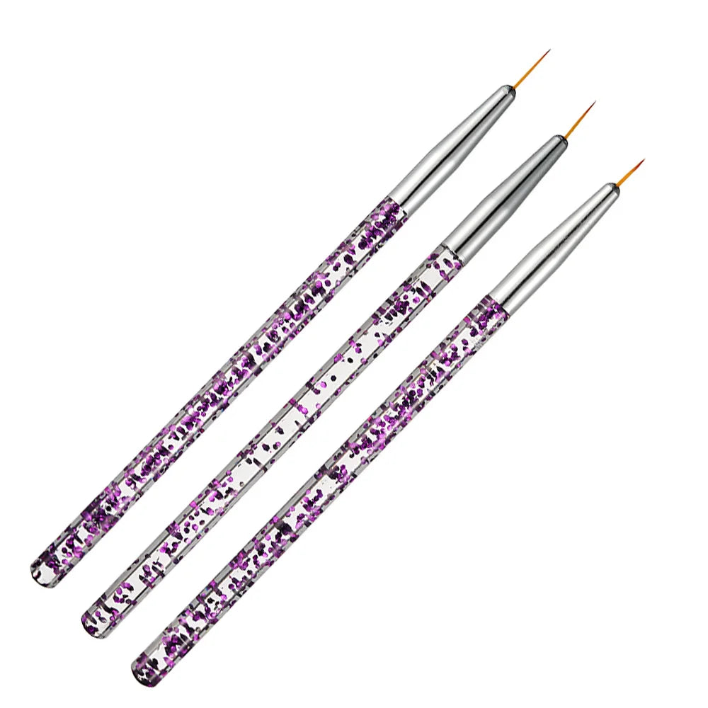 Ultra-Fine Precision Brush Set – 3 Pieces 