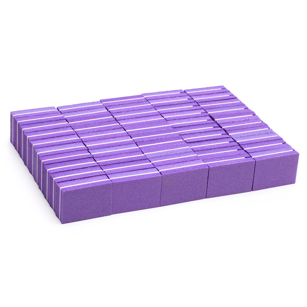 Pack Mini Nail Buffer Blocks - 10 Pieces