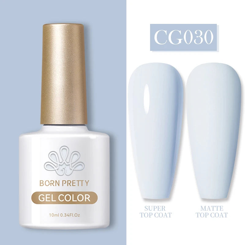 Semi-Permanent Gel Nail Polish in Pastel Colors - 10ml