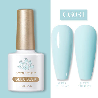 Semi-Permanent Solid Color Gel Nail Polish - 10ml