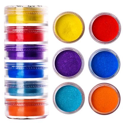 Glitter Powder Set – 5 Colors (2g per Jar)
