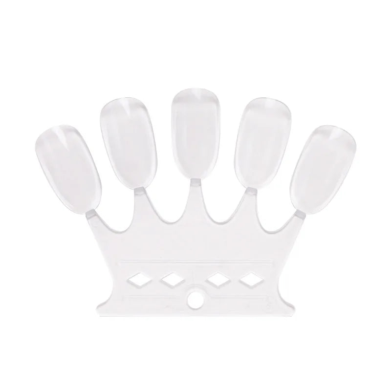 50-Piece Round Crown Nail Display Set