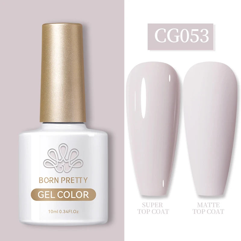 Semi-Permanent Gel Nail Polish in Pastel Colors - 10ml