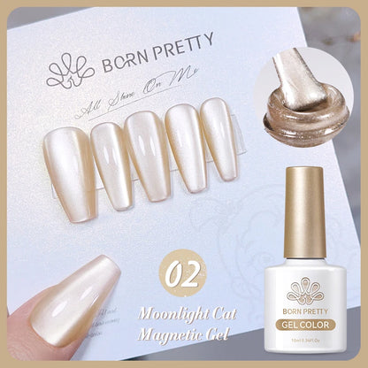 Moonlight Cat Eye Effect Nail Polish - 10ml