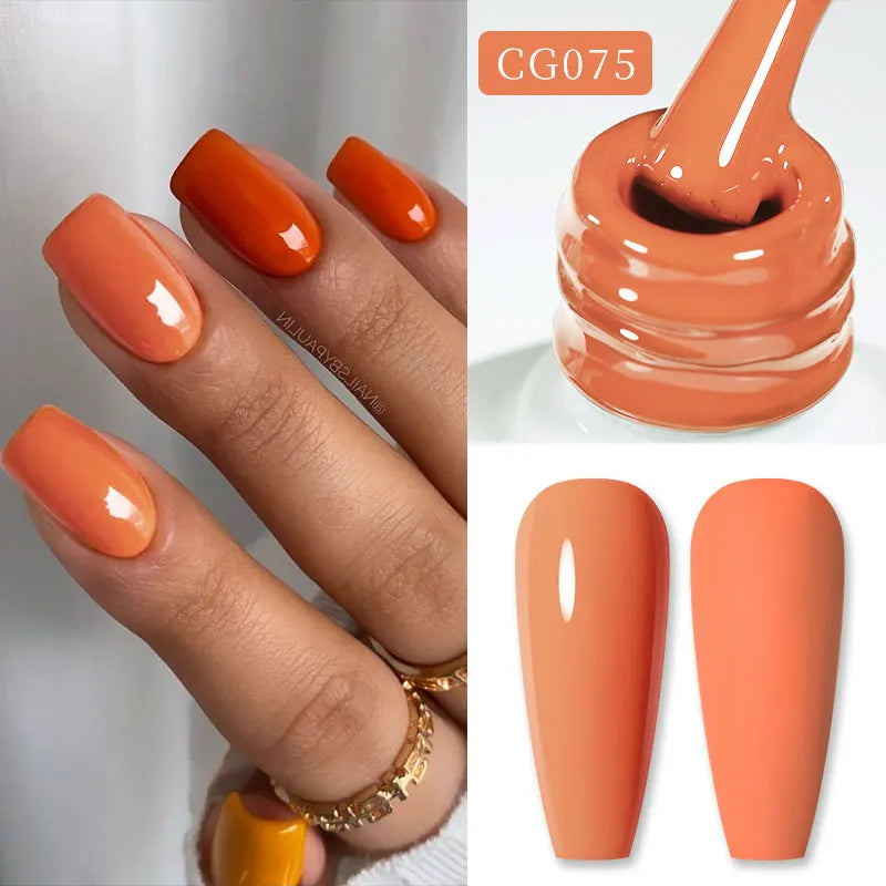 Semi-Permanent Nail Polish in Various Colors - 10ml