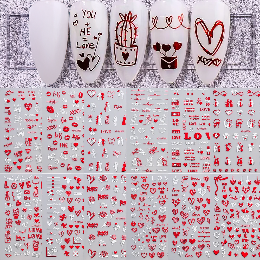 Valentine's Day Special Stickers Pack - 12 Sheets