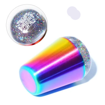 Holographic Nail Stamper with Scraper