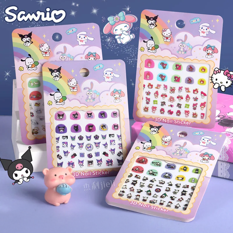 Sanrio Glow-in-the-Dark Sticker Set - 5 Sheets