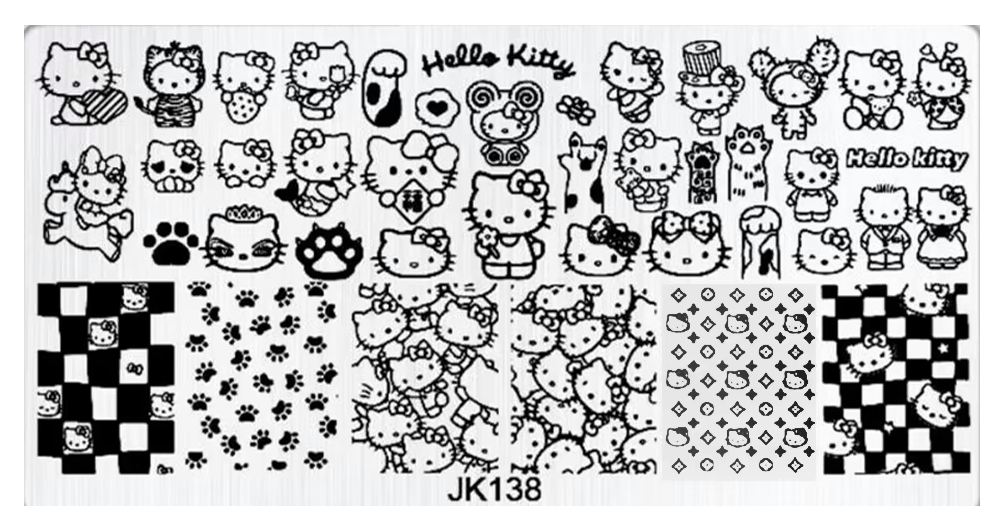 Sanrio Stamping Plate - 1 Sheet