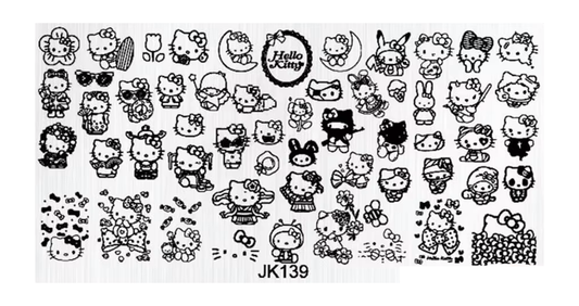 Sanrio Stamping Plate - 1 Sheet