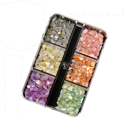 Set of Decorative Pearls for Nails - 1 Box